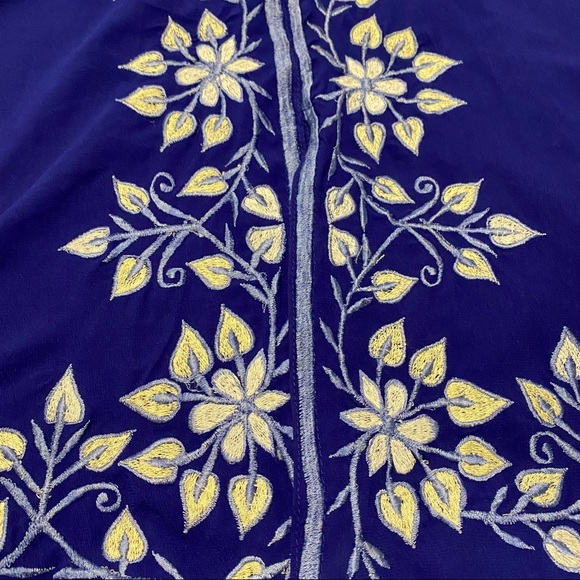 Indian Pakistani Blue Salwar Kameez - Picture 7 of 11